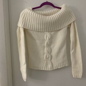 Off shoulder sweater